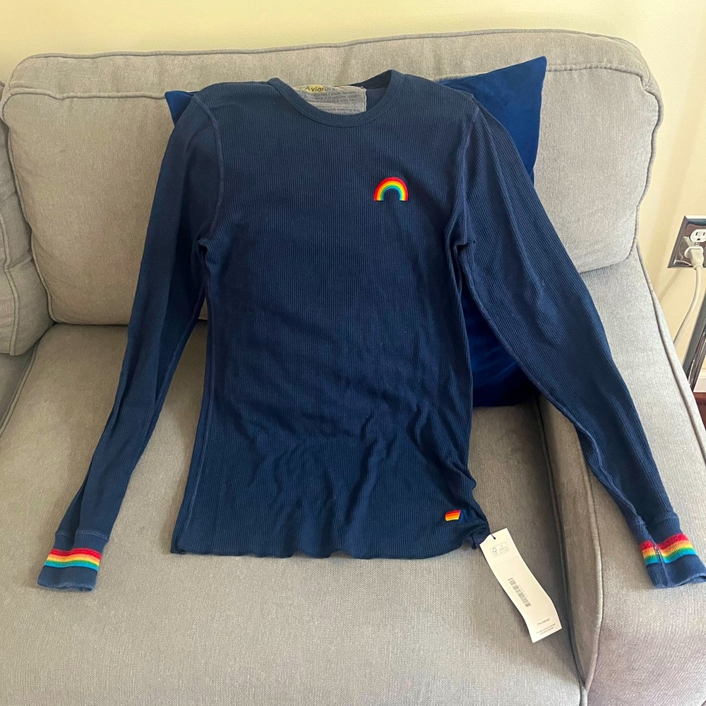 Aviator Nation Rainbow Shirt